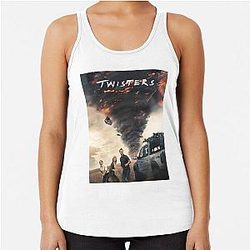 Twisters 2024 Action and Thriller Racerback Tank Top