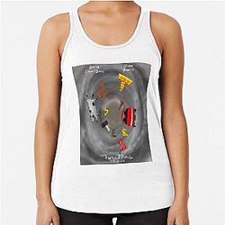 Twisters 2024 Action and Thriller Racerback Tank Top