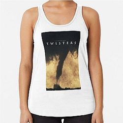 Twisters 2024 Action and Thriller Racerback Tank Top