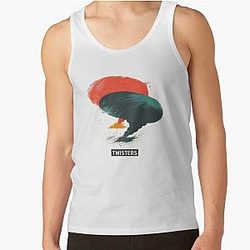 Retro Twisters Graphic Art Tank Top