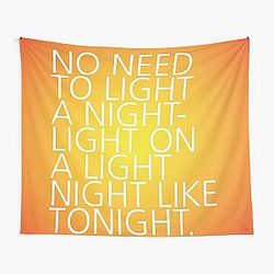 Light a Nightlight - Tongue Twisters Tapestry