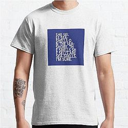 She sells Sea-Shells - Square - Tongue Twisters Classic T-Shirt