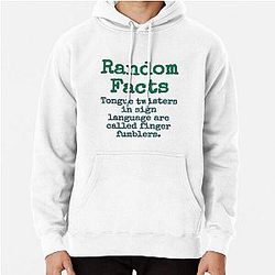 Tongue Twisters In Sign Language Are Called - Trivia Fact Pullover Hoodie
