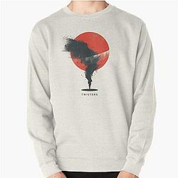 Minimalist Twisters Abstract Art Pullover Sweatshirt