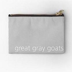 Great Gray Goats - Tongue Twisters Zipper Pouch