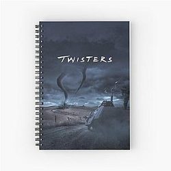 Twisters 2024 Action and Thriller Spiral Notebook