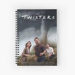 Twisters Movie Spiral Notebook