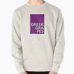 Greek Grapes - Tongue Twisters Pullover Sweatshirt