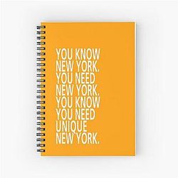 You know New York - Tongue Twisters Spiral Notebook