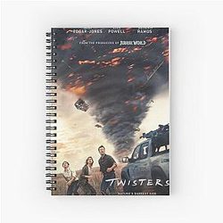 Twisters 2024 Movie Spiral Notebook