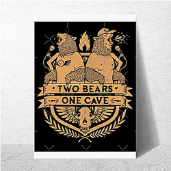 Spontaneous Jokes Two Bears One Cave Posters