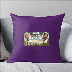 Bro Energy Two Bears One Cave Pillows Cover