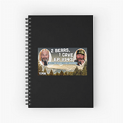 Bro Energy Two Bears One Cave Notebook