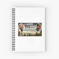 Bro Energy Two Bears One Cave Notebook