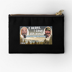 Bro Energy Two Bears One Cave Zipper Pouches
