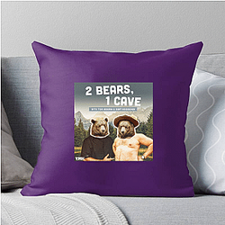 Comic Chaos Two Bears One Cave Pillows Cover