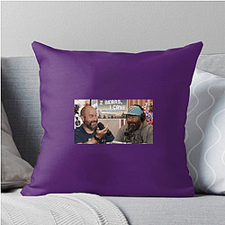 Raw Comedy Two Bears One Cave Pillows Cover