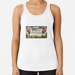 Bro Energy Two Bears One Cave Tank Tops