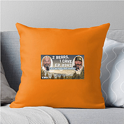 Bro Energy Two Bears One Cave Pillows Cover
