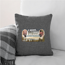 Bro Energy Two Bears One Cave Pillows Cover