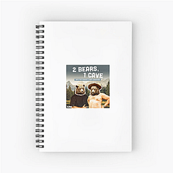 Comic Chaos Two Bears One Cave Notebook