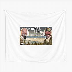 Bro Energy Two Bears One Cave Tapestries