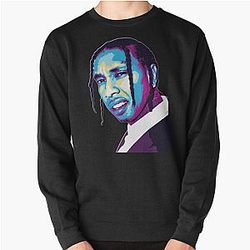 Tyga Stile Retro Pullover Felpa