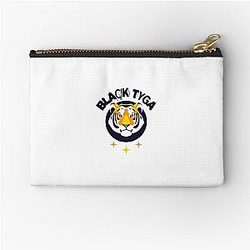 Black Tyga Zipper Pouch