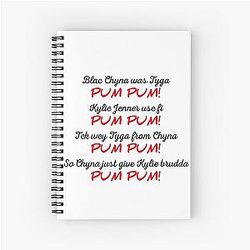 Blac Chyna Was Tyga Spiral Notebook