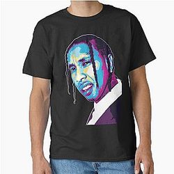 Tyga スタイルレトロクラシックTシャツ-> Tyga スタイルレトロTシャツ