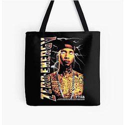 Tyga Vintage Style Overprint Tote Bag