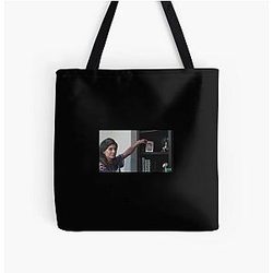 Kylie Jenner Framed Tyga's Mugshot All Over Print Tote Bag