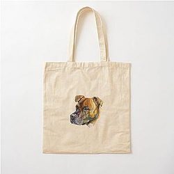 Tyga the Brindle Staffy Cotton Tote