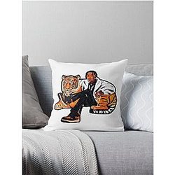 Cartoon Rapper Tyga Throw Pillow