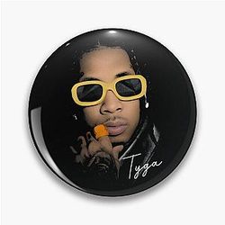 Retro Silhouette Tyga Pin