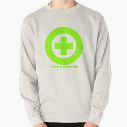 Type O Negative Positive The Popular Child's Band Has Long Hair To Show The Rock Style That Is Loved By The Audience Pullover Sweatshirt