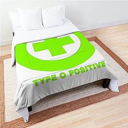 Type O Negative Positive The Popular Child's Band Has Long Hair To Show The Rock Style That Is Loved By The Audience Comforter