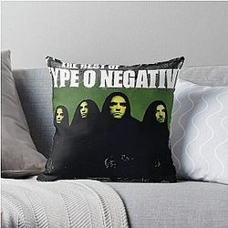 The Best of Type O Negative album art retro Throw Pillow