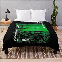 Type O Negative Heavy Metal The Popular Child's Band Has Long Hair To Show The Rock Style That Is Loved By The Audience Throw Blanket