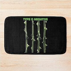 Type O Negative October Rust The Popular Child's Band Has Long Hair To Show The Rock Style That Is Loved By The Audience Bath Mat