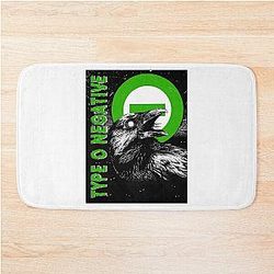 Type O Negative Band Tee Peter Steele Type O Negative Poster Doom Metal The Popular Child's Band Has Long Hair To Show The Rock Style That Is Loved By The Audience Bath Mat