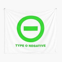 Type O Negative Trending Design Art The Popular Child's Band Has Long Hair To Show The Rock Style That Is Loved By The Audience Tapestry