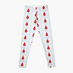 Blood Type O Negative - Angel Wings Leggings