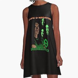 Type O Negative - Life Is Killing Me  A-Line Dress
