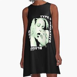 Type O Negative Bloody Kisses A-Line Dress