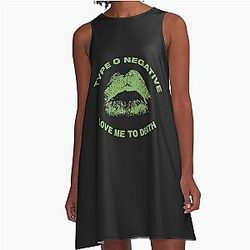 Type O Negative Art A-Line Dress