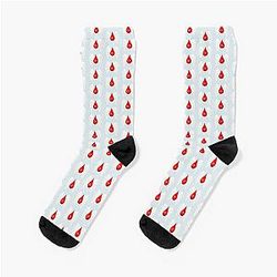 Blood Type O Negative - Angel Wings Socks