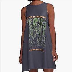Good Big Four Has Many Fans Type O Negative - Suspended In Dusk   Retro A-Line Dress