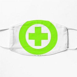 Type O Negative Positive The Popular Child's Band Has Long Hair To Show The Rock Style That Is Loved By The Audience Flat Mask