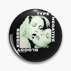 Type O Negative Bloody Kisses Men&x27;s Short Sleeve Tee Shirt All Size Classic Pin